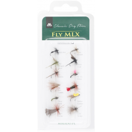 Mikado Sada Umělé Mouchy Dry Flies Barbless  1 Ks