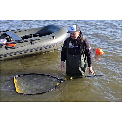 Sportex Pogumovaný Podběrák Monster AL 95 x 86 cm