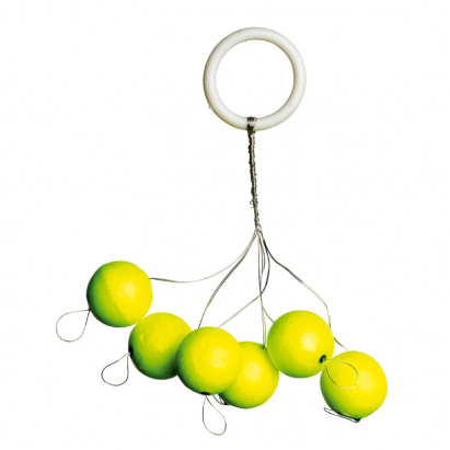 Iron Trout plovák Leuchtpilot kulatý žlutý 12mm