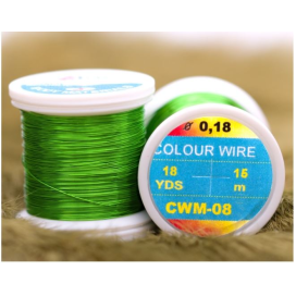 Hends kroužkovací drátek Colour Wire 0,18mm 15m Zelená