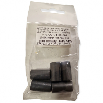 Tim olověná páska 10 x 0,6 x 100mm 10g 5ks Tim olověná páska 10 x 0,6 x 100mm 10g 5ks