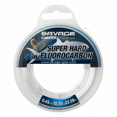 Savage Gear Fluorocarbon Super Hard Clear 50m