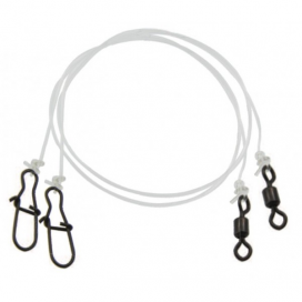 Mistrall fluorokarbonový návazec na dravce 25kg 25cm 2ks