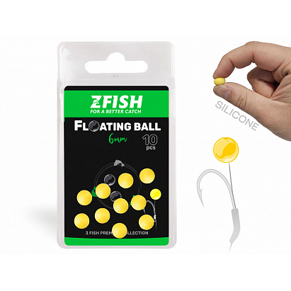 Zfish Plovoucí Silikonová Kulička 10 ks