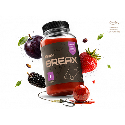 Delphin Booster BreaX SweetBerry Moruše Jahoda Švestka 250 ml