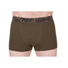 Fox Trenýrky Boxer Shorts Khaki/Black 2 ks