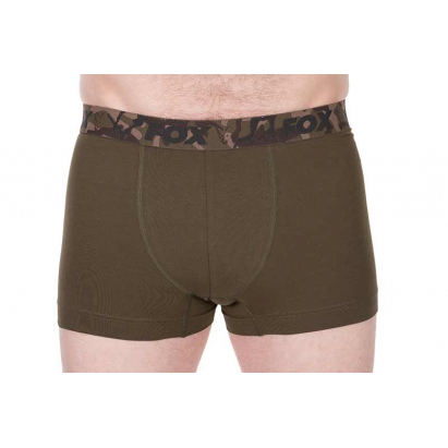 Fox Trenýrky Boxer Shorts Khaki/Black 2 ks