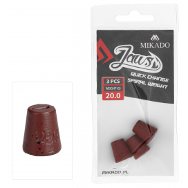 Mikado Výměnná Zátěž Na Nástrahy Jaws Quick Change Spiral 20g 3 Ks
