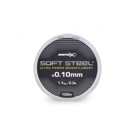 Matrix Vlasec Soft Steel Ultra Power Monofilament 100 m
