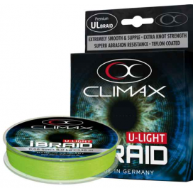 Pletená šňůra Climax iBraid U-Light neon-zelená 135m Průměr: 0,04mm / 3kg