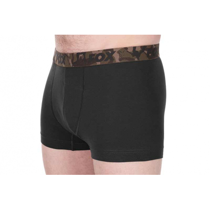 Fox Trenýrky Boxer Shorts Khaki/Black 2 ks