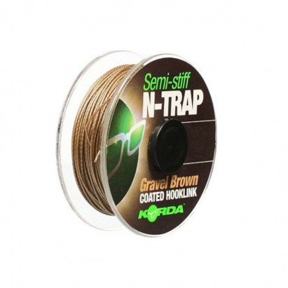 Korda Šńůrka N-Trap Semi Stiff Weedy Green