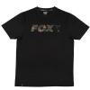 Fox Tričko Black Camo Print Tshirt