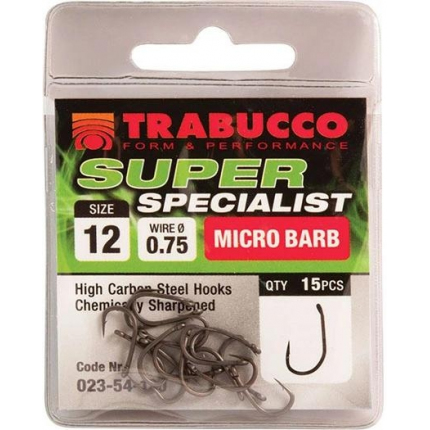 Trabucco Háčky Super Specialist Velikost 6 15ks