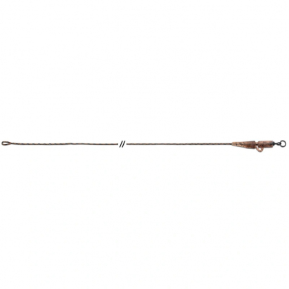 Anaconda olověnka Jungle Flexi Ring Swivel Safety Clip Leadcore Leaders 60lb 80cm 3ks hnědá