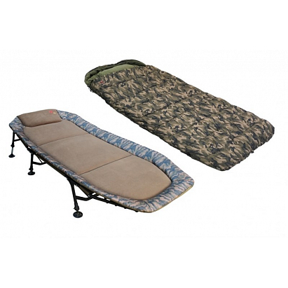 ZFISH Camo Set Lehátko + Spacák, Bedchair + Sleeping Bag ZFISH Camo Set Lehátko + Spacák, Bedchair + Sleeping Bag