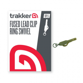 Trakker Závěsky Fused Lead Clip Ring Swivel 5ks
