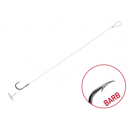 Delphin Návazec Flr Quickstop 6ks 8cm / 0,25mm / BARB #6