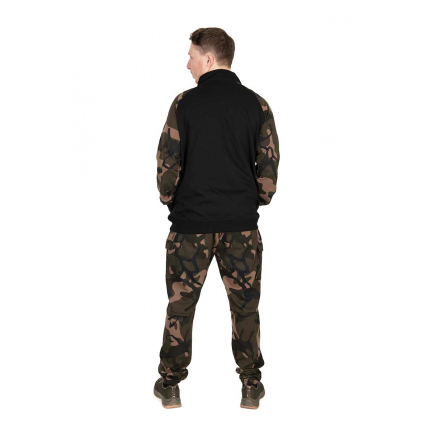 Fox Mikina LW Black Camo QTR Zip