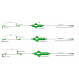 MadCat Návazec Screaming Basic River Rigs Worm And Squid 160 cm 8/0