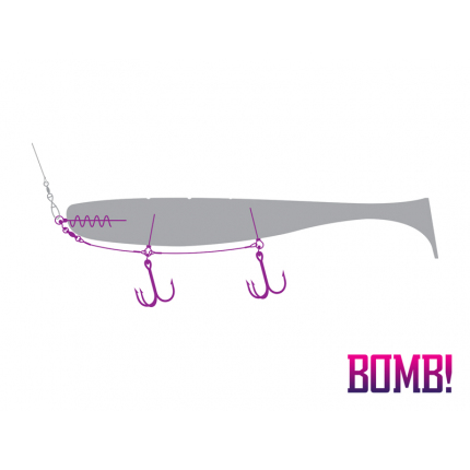 BOMB! Twisto MultiTRAP / 1ks #1/0 / 12cm / 18 kg
