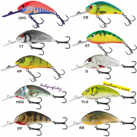 Salmo rybářské woblery Hornet H9F barva GT