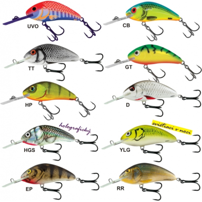 Salmo rybářské woblery Hornet H9F barva GT Salmo rybářské woblery Hornet H9F barva GT