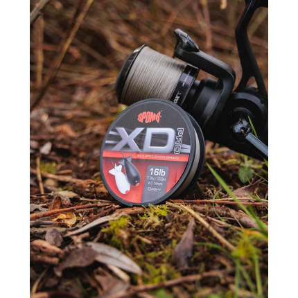 Spomb Splétaná Šňůra XD Pro Braid Grey 0,14 mm 300 m