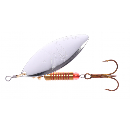 Mikado Třpytka Stream Vel. 4 Stříbrná /00 1 Ks