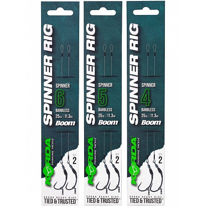 Korda Návazec Spinner Rig Spinner Barbless 25 lb 2 ks Korda Návazec Spinner Rig Spinner Barbless 25 lb 2 ks