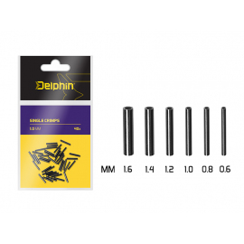 Delphin Single CRIMPS /40ks 0.6mm