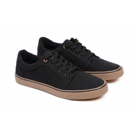 Fox Boty Black Canvas Shoe
