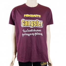 Mikbaits Tričko Gangster Burgundy