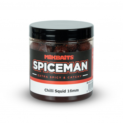Mikbaits Spiceman Boilie v Dipu 250ml Chilli Squid