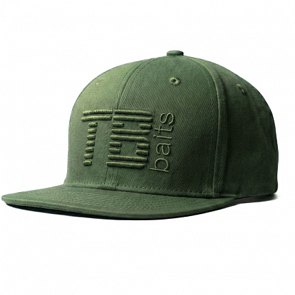 TB Baits Kšiltovka Snapback 3D Logo Green