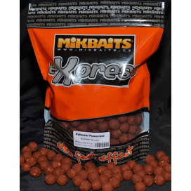 Mikbaits  big pack - Trvanlivé boilie 20kg eXpress Půlnoční pomeranč 18mm