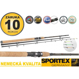 Sportex Prut Xclusive Feeder NT Light 3,3 m 40-80g 2-díl