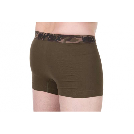 Fox Trenýrky Boxer Shorts Khaki/Black 2 ks