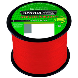 SpiderWire Šňůra Stealth® Smooth8  Code Red 1m