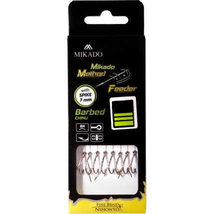 Mikado Návazec Mf S Jehlou Háček S Protihrotem Pletená Šňůra 10cm 8 Ks