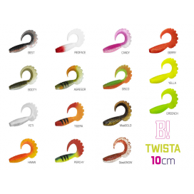 Umělá nástraha Delphin TWISTA UVs / 5ks - 10cm/BERRY Umělá nástraha Delphin TWISTA UVs / 5ks - 10cm/BERRY