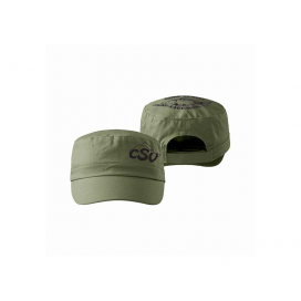Čepice kšiltová CSV - ARMY/khaki/černé logo/typ 6