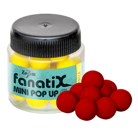 Fanati-X Mini Pop Up Boilies - 25 g/10 mm/Pálivé koření