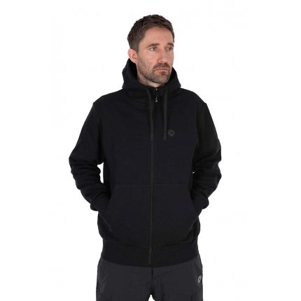 Matrix Mikina Zipped Hoody Black Stealth