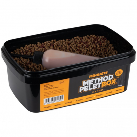 Mikbaits Method pelet box 400g + 120ml Activator - Mango