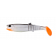 Savage Gear Gumová Nástraha Cannibal Shad White/Black 8 cm 5 g