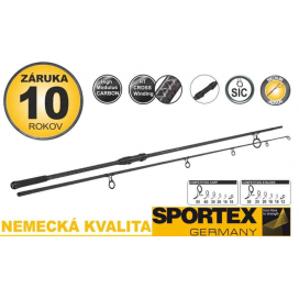 Kaprové pruty SPORTEX Competition Carp CS-4 2-díl 2ks: 12ft/2,75lbs. M80