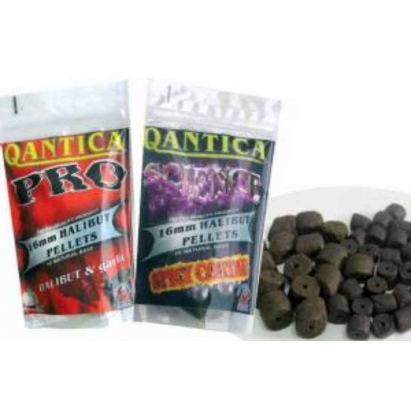 QANTICA halibut pelety - s dírou 16mm / 150g Fusion - slivka