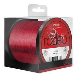 Delphin Vlasec Rodeo Červený 0,25mm 12lbs 600m