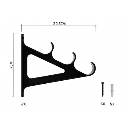 Delphin Držák Prutů RodHolder 2 ks